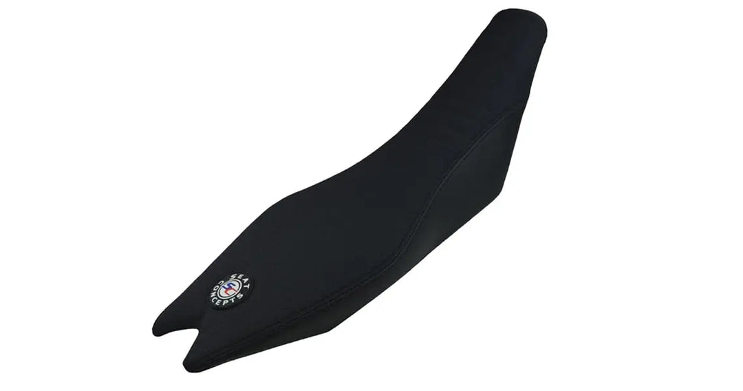 Seat Concepts Komfort-Sitzbank XL Beta RR / Xtrainer, Black Sandpaper, Seiten Black Carbon Fiber