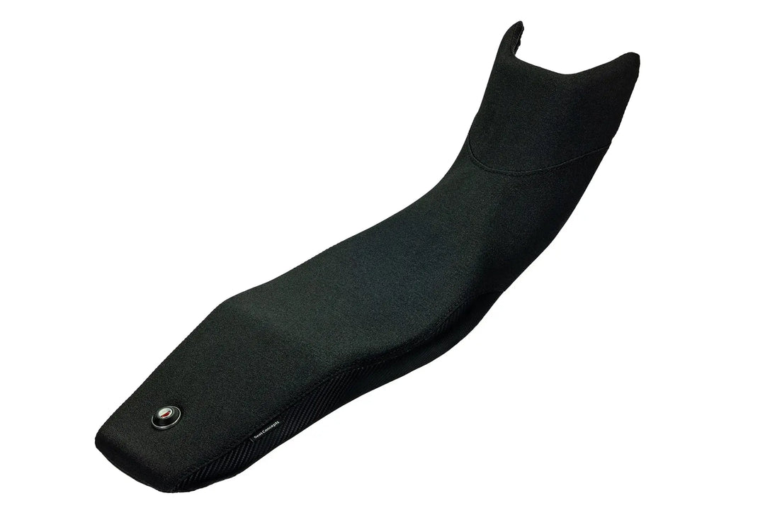 Seat Concepts Komfort-Sitzbank Beta Alp 4.0 / Alp X, Black Sandpaper, Seiten Black Carbon Fiber