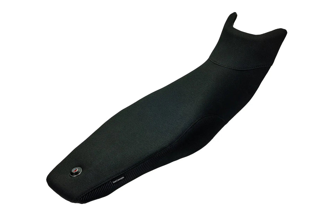 Seat Concepts Komfort-Sitzbank Beta Alp 4.0 / Alp X, Black Sandpaper, Seiten Black Carbon Fiber
