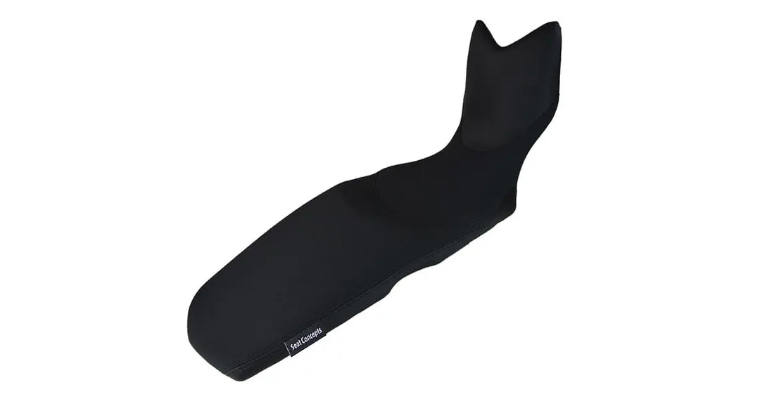 Seat Concepts Komfort-Sitzbank BMW F650 GS / F700 GS / F800 GS, Black Sandpaper, Seiten Black Carbon Fiber