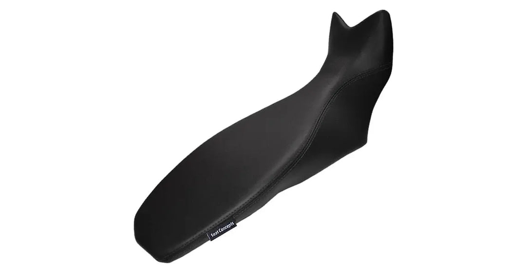 Seat Concepts Komfort-Sitzbank BMW F650 GS / F700 GS / F800 GS, Black Sandpaper, Seiten Black Carbon Fiber