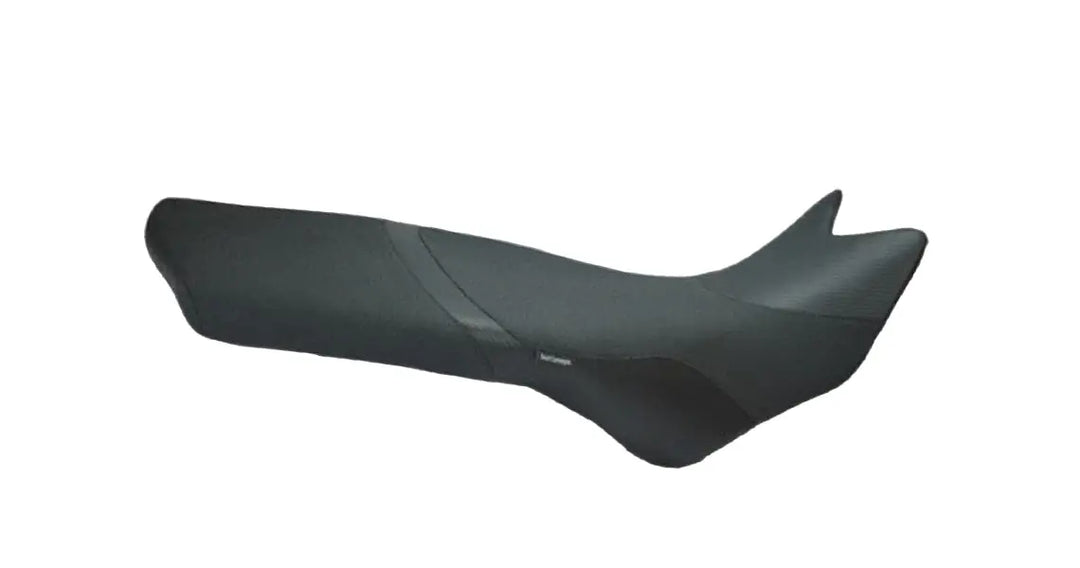 Seat Concepts Komfort Foam &amp; Cover Kit BMW F800 GS Adventure, Black Sandpaper, Seiten Black Carbon Fiber