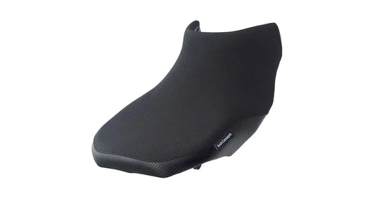 Seat Concepts Komfort-Fahrersitz BMW R1200 GS / R1250 GS, Black Sandpaper, Seiten Black Carbon Fiber