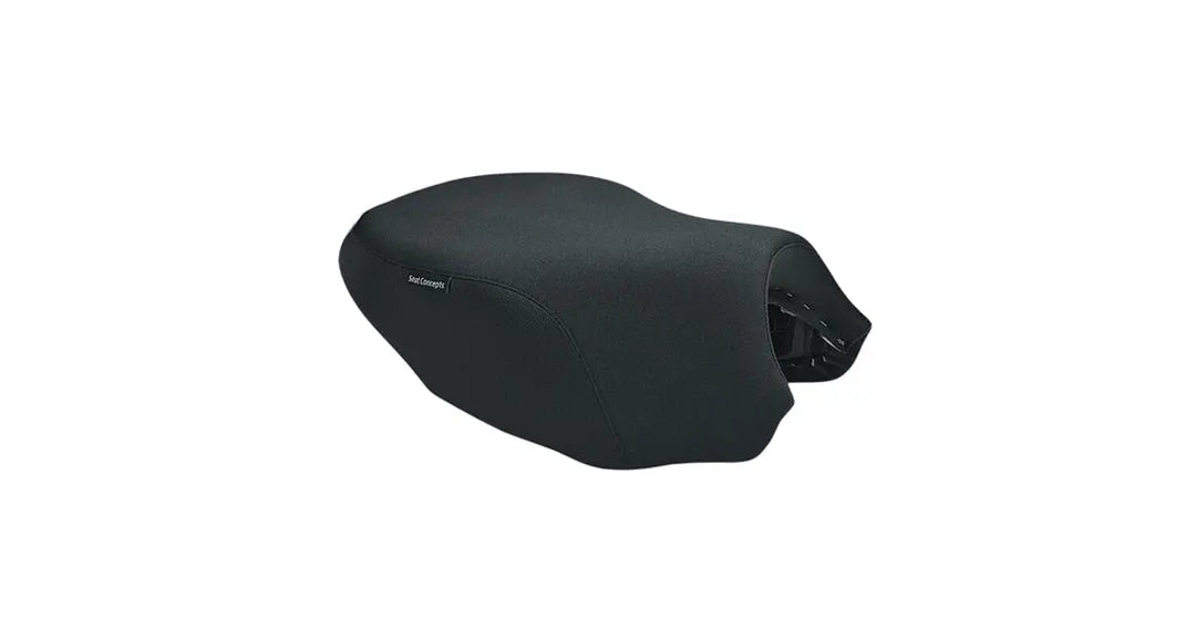 Seat Concepts Komfort-Fahrersitz BMW R1200 GS / R1250 GS, Black Semi-Grip, Seiten Black Carbon Fiber