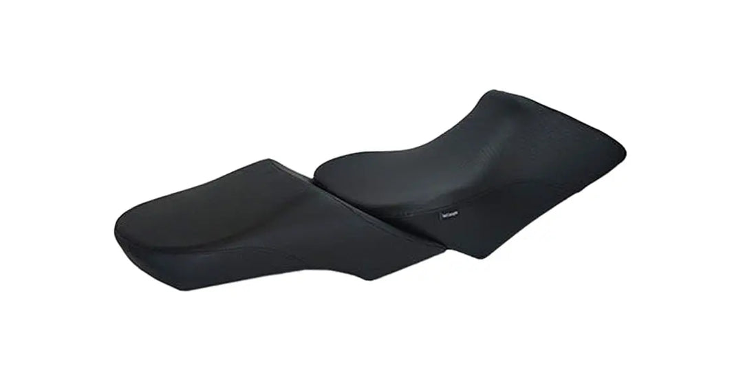 Seat Concepts Komfort Foam &amp; Cover Kit BMW R1200 RT, Black Semi-Grip, Seiten Black Vinyl