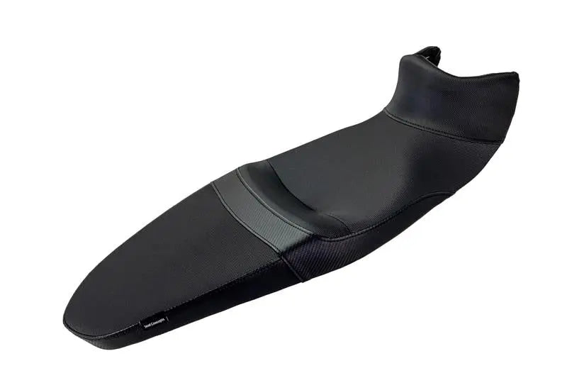 Seat Concepts Komfort-Sitzbank BMW R1300 GS, Black Semi-Grip, Seiten Black Carbon Fiber