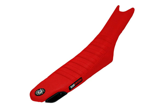 Seat Concepts Race 2.0 Foam &amp; Cover Kit Ducati Desmo450 MX, Blood Red Wire / Blood Red Wire / Blood Red Wire