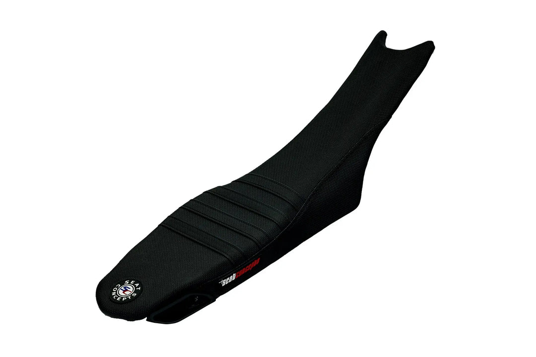 Seat Concepts Element Foam &amp; Cover Kit Ducati Desmo450 MX, Black Wire / Black Wire / Black Wire