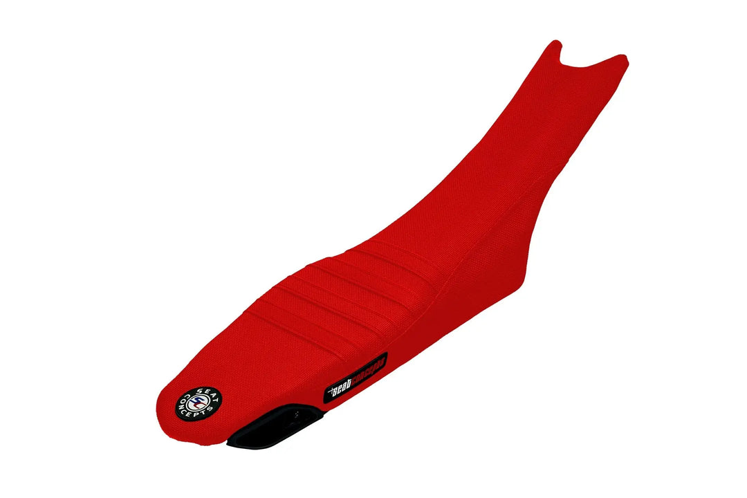 Seat Concepts Element Foam &amp; Cover Kit Ducati Desmo450 MX, Blood Red Wire / Blood Red Wire / Blood Red Wire