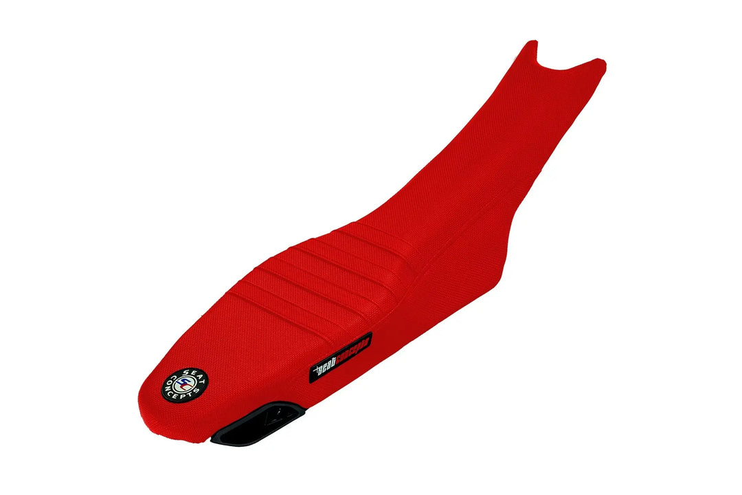 Seat Concepts Element Foam &amp; Cover Kit Ducati Desmo450 MX, Blood Red Wire / Blood Red Wire / Blood Red Wire