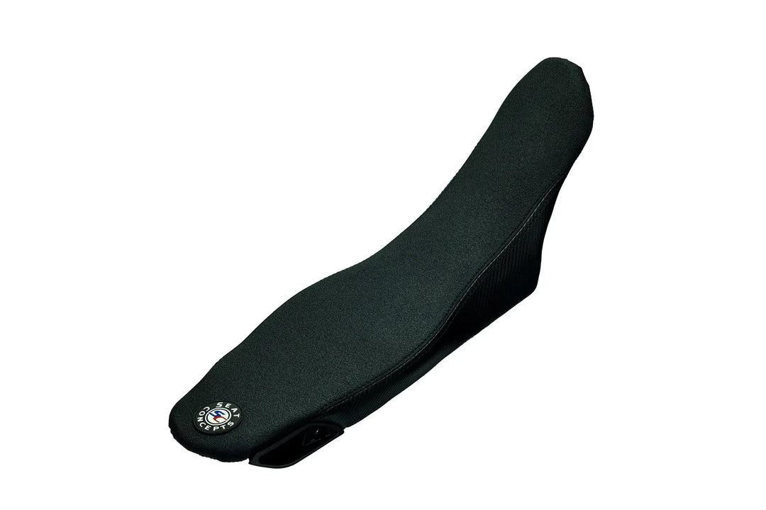 Seat Concepts Komfort Foam &amp; Cover Kit Ducati Desmo450 EDS, Black Sandpaper, Seiten Black Carbon Fiber