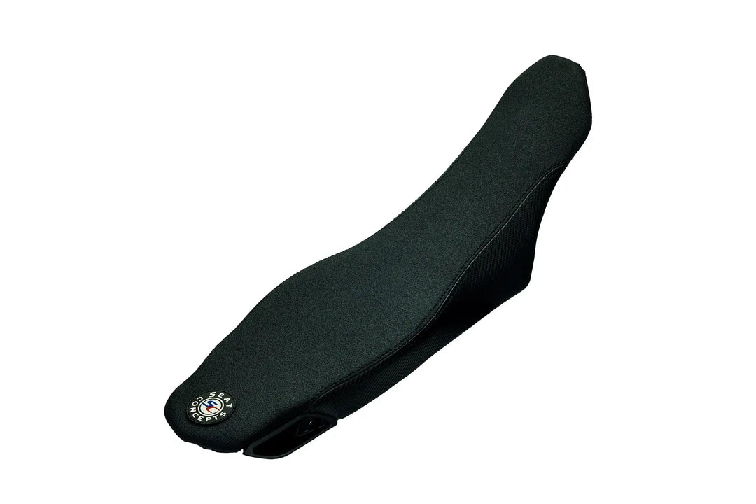 Seat Concepts Komfort Foam &amp; Cover Kit Ducati Desmo450 EDS, Black Sandpaper, Seiten Black Carbon Fiber