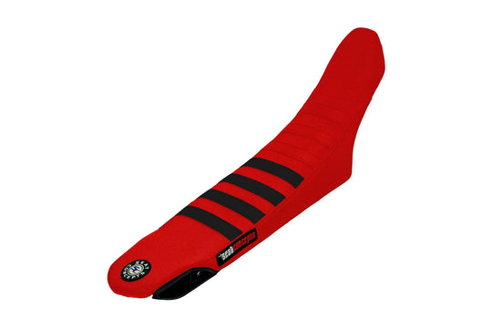 Seat Concepts Race 2.0 Foam &amp; Cover Kit Ducati Desmo450 EDS, Blood Red Wire / Blood Red Wire / Black Wire
