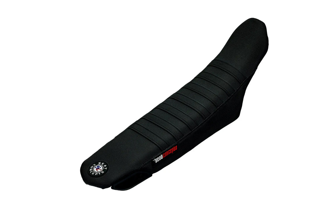 Seat Concepts Race 2.0 Foam &amp; Cover Kit Ducati Desmo450 EDS, Black Wire / Black Wire / Black Wire