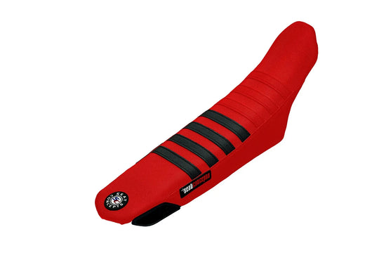 Seat Concepts Race 2.0 Foam &amp; Cover Kit Ducati Desmo450 EDS, Blood Red Wire / Blood Red Wire / Black Wire