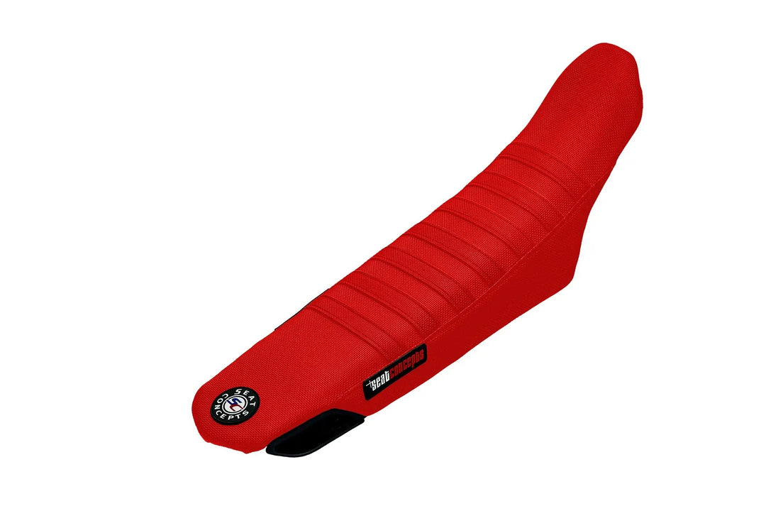 Seat Concepts Race 2.0 Foam &amp; Cover Kit Ducati Desmo450 EDS, Blood Red Wire / Blood Red Wire / Blood Red Wire