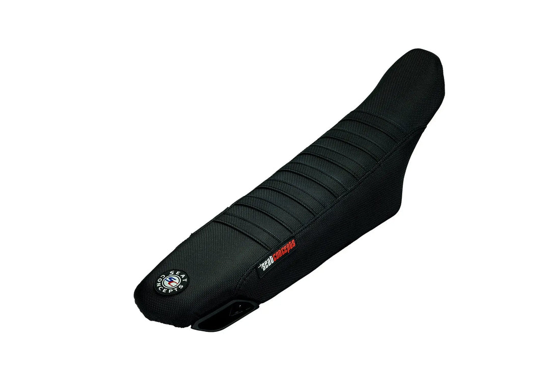 Seat Concepts Race 2.0 Foam &amp; Cover Kit Ducati Desmo450 EDS, Black Wire / Black Wire / Black Wire
