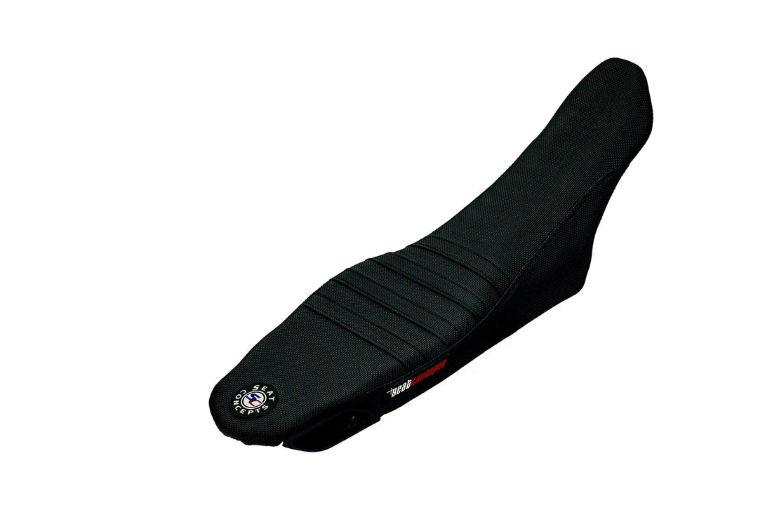 Seat Concepts Element Foam &amp; Cover Kit Ducati Desmo450 EDS, Black Wire / Black Wire / Black Wire