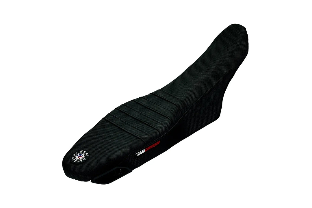 Seat Concepts Element Foam &amp; Cover Kit Ducati Desmo450 EDS, Black Wire / Black Wire / Black Wire
