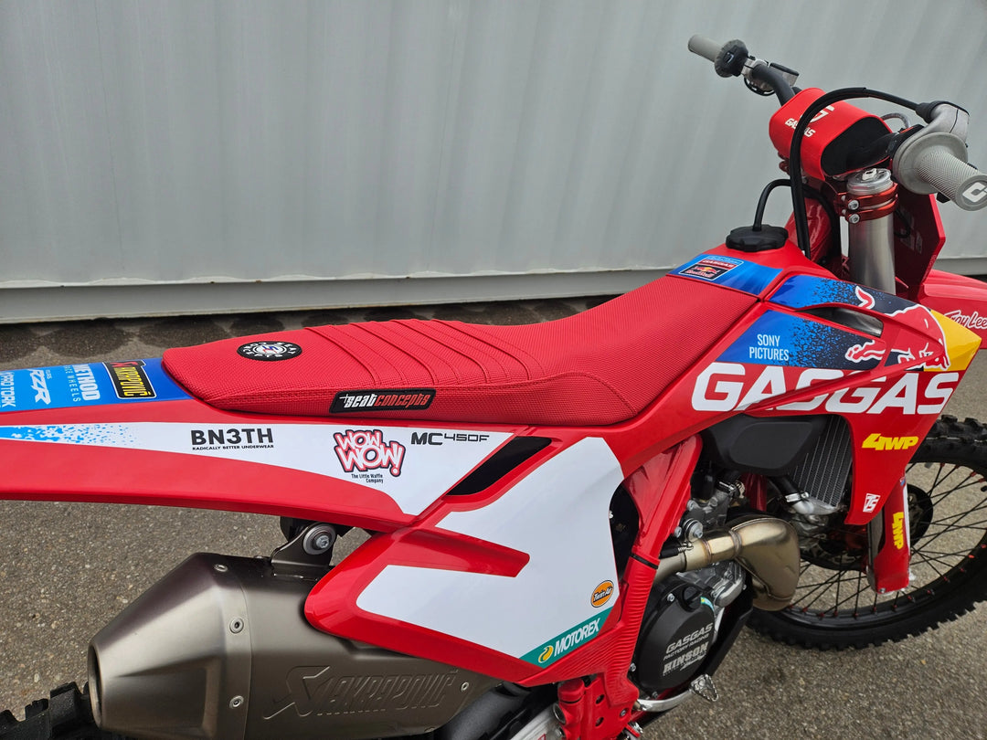 Seat Concepts Element Sitzbank GASGAS EC / MC, Blood Red Wire / Blood Red Wire / Blood Red Wire