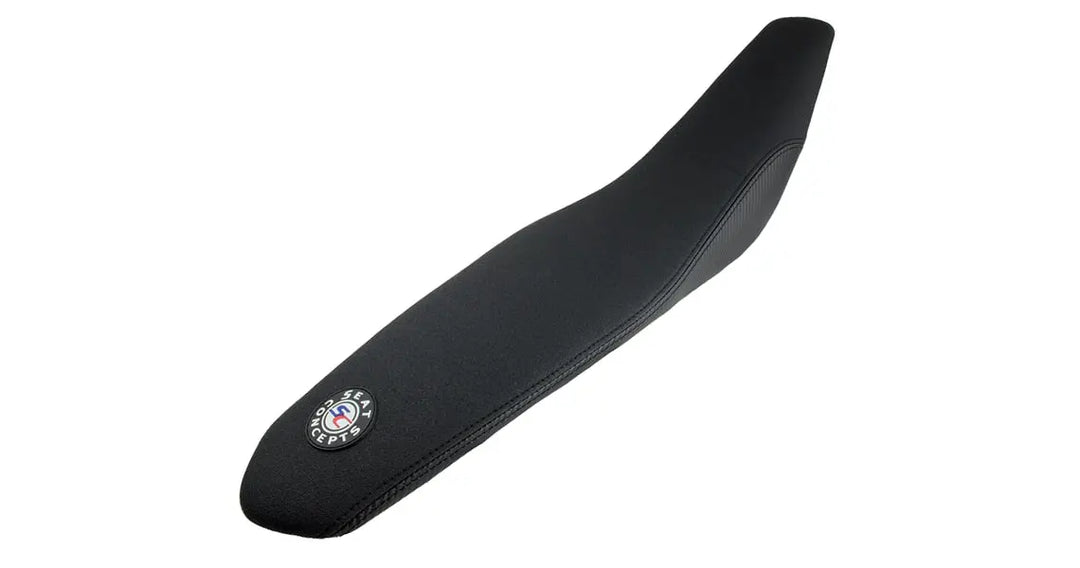 Seat Concepts Komfort-Sitzbank GASGAS EC / MC, Black Sandpaper, Seiten Black Carbon Fiber