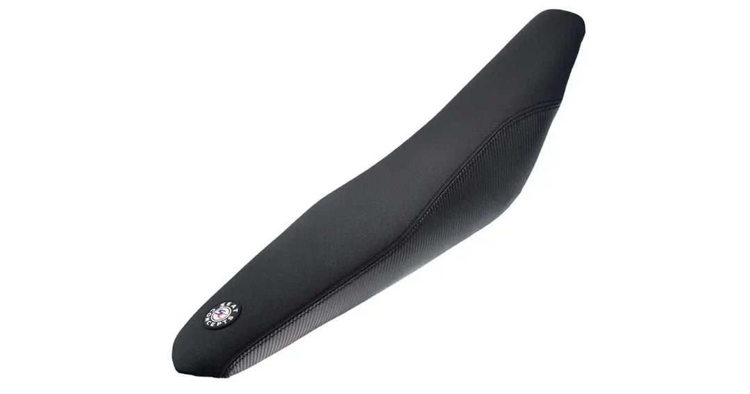 Seat Concepts Komfort-Sitzbank GASGAS EC / MC, Black Sandpaper, Seiten Black Carbon Fiber