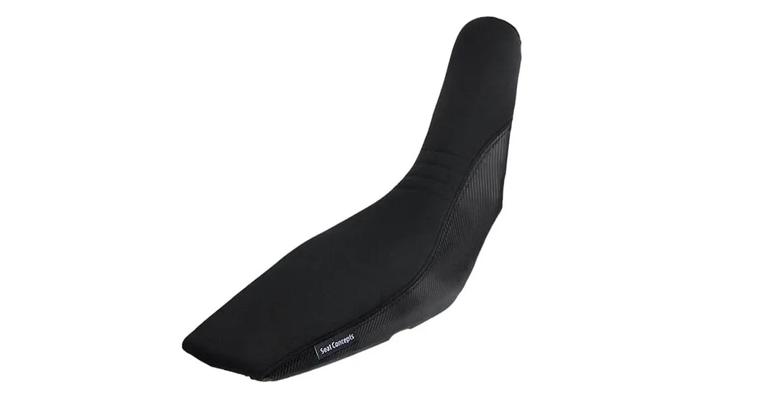 Seat Concepts Komfort-Sitzbank Honda CRF250L / CRF250 Rally, Black Semi-Grip, Seiten Black Carbon Fiber
