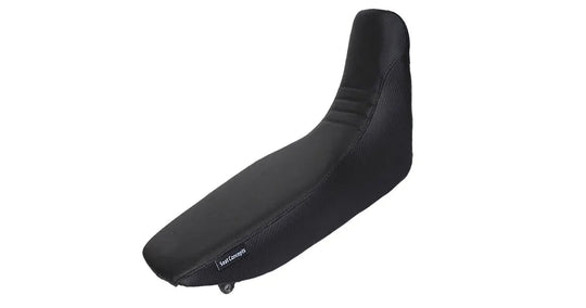 Seat Concepts Komfort Foam &amp; Cover Kit Honda XR250R / XR400R, Black Sandpaper, Seiten Black Carbon Fiber
