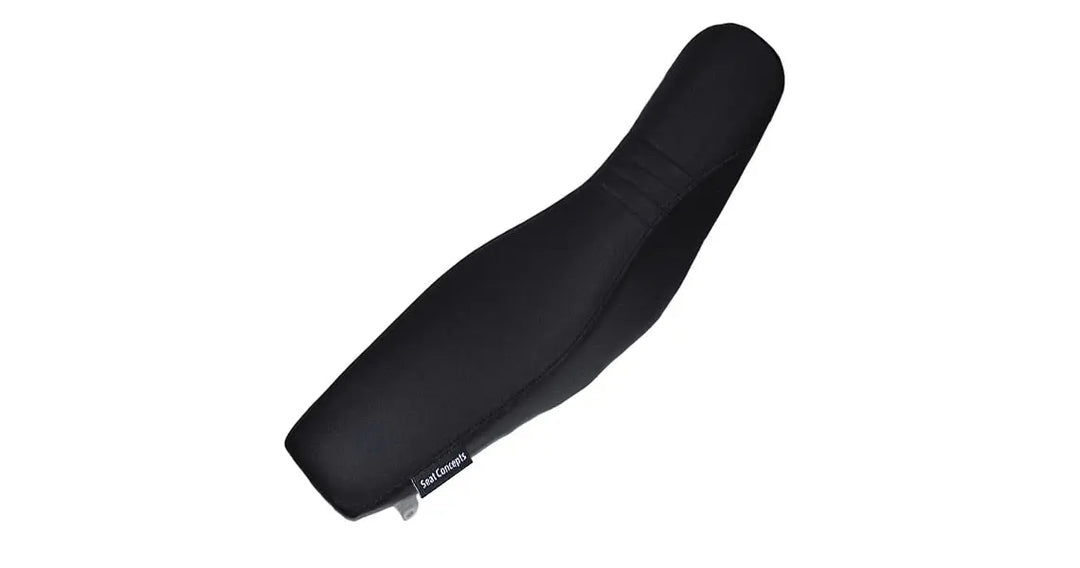 Seat Concepts Komfort-Sitzbank Honda CRF450X, Black Semi-Grip, Seiten Black Carbon Fiber