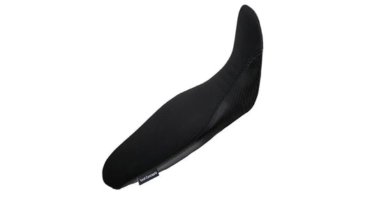 Seat Concepts Komfort-Sitzbank Honda CRF450R / CRF250R / CRF450L, Black Sandpaper, Seiten Black Carbon Fiber