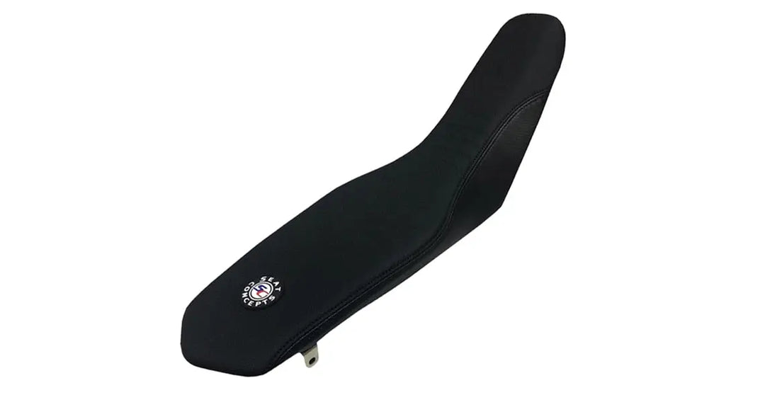 Seat Concepts Komfort-Sitzbank Honda CRF450R / CRF250R / CRF450L, Black Semi-Grip, Seiten Black Carbon Fiber