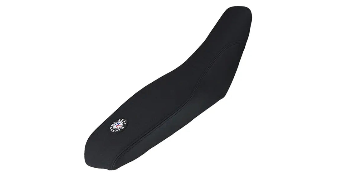 Seat Concepts Komfort-Sitzbank Honda CRF450R / CRF250R / CRF450L, Black Sandpaper, Seiten Black Carbon Fiber