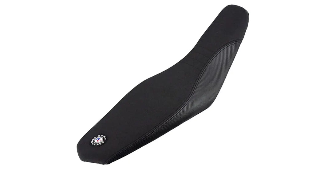 Seat Concepts Komfort-Sitzbank Honda CRF450R / CRF250R / CRF450L, Black Semi-Grip, Seiten Black Carbon Fiber