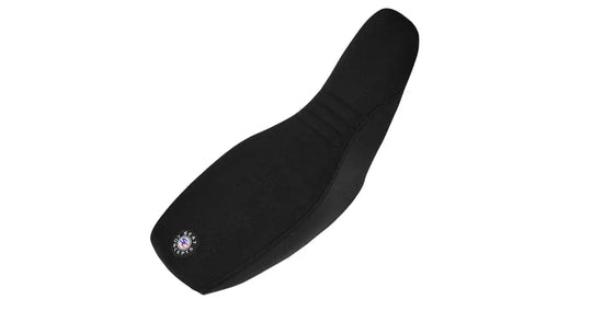 Seat Concepts Komfort Foam &amp; Cover Kit Honda XR650R, Black Sandpaper, Seiten Black Carbon Fiber