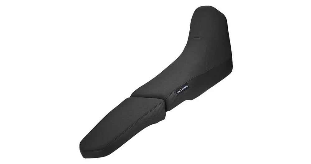 Seat Concepts Rally Foam & Cover Kit Honda CRF1000L Africa Twin, Black Sandpaper, Seiten Black Carbon Fiber