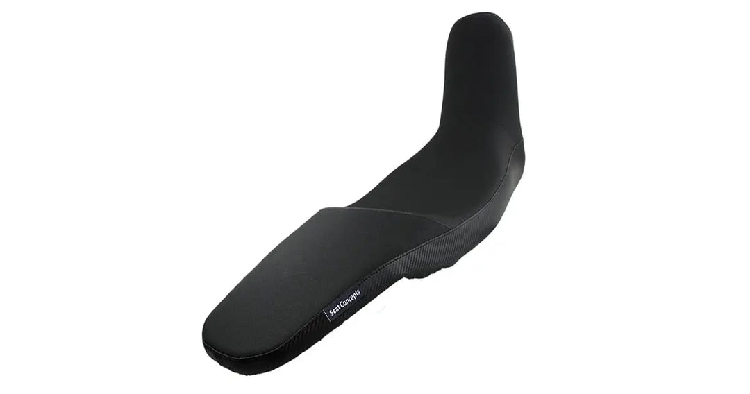 Seat Concepts Komfort-Sitzbank Honda CRF1100L Africa Twin, Black Semi-Grip, Seiten Black Carbon Fiber