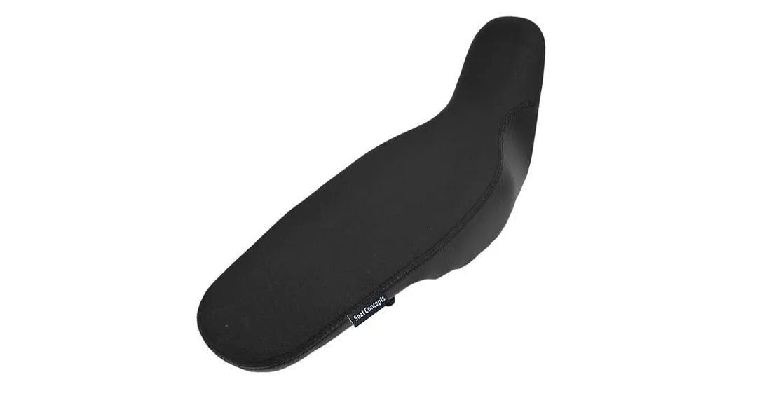 Seat Concepts Rally Sitzbank Honda CRF1100L Africa Twin, Black Sandpaper, Seiten Black Carbon Fiber