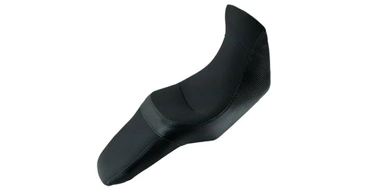 Seat Concepts Komfort Foam &amp; Cover Kit Honda XL750 Transalp, Black Sandpaper, Seiten Black Carbon Fiber
