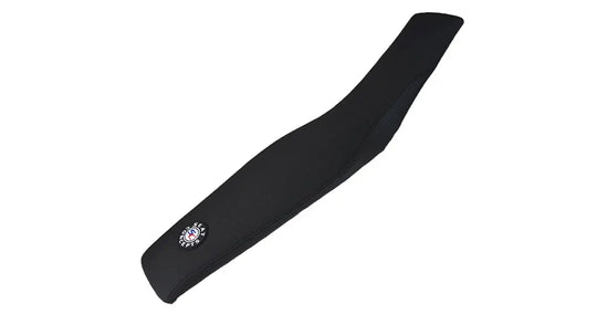 Seat Concepts Komfort-Sitzbank Husqvarna FE / TE / FC / TC, Black Semi-Grip, Seiten Black Carbon Fiber, Naht schwarz