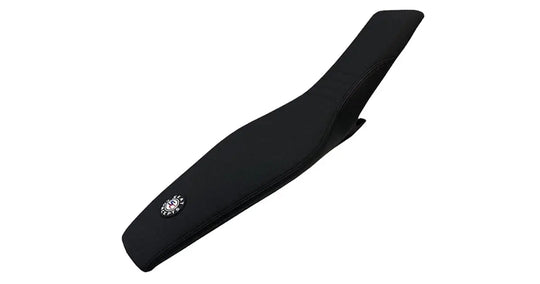 Seat Concepts Komfort-Sitzbank XL Husqvarna FE / TE / FC / TC, Black Semi-Grip, Seiten Black Carbon Fiber, Naht schwarz