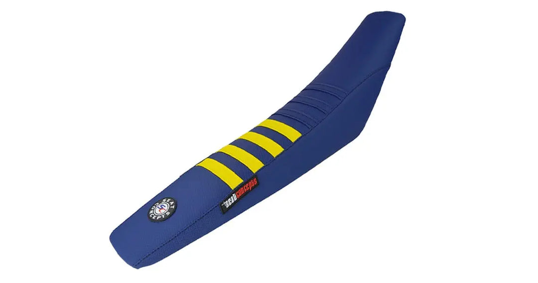 Seat Concepts Race 2.0 Sitzbank Husqvarna FE / TE / FC / TC, Navy Blue Wire / Navy Blue Wire / Yellow Wire (Abbildung zeigt Standardhöhe)