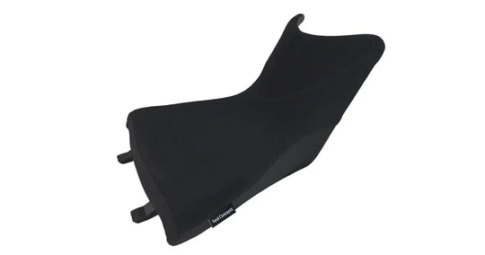 Seat Concepts Komfort Foam &amp; Cover Kit mit Soziusbezug Husqvarna Norden 901, Fahrersitz, Black Diamante, Seiten Black Luna