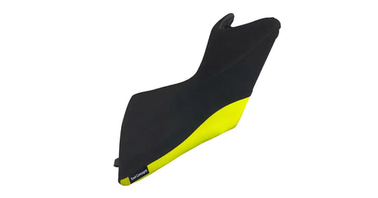 Seat Concepts Komfort Foam &amp; Cover Kit Husqvarna Norden 901, Black Diamante, Seiten Yellow Neon Luna