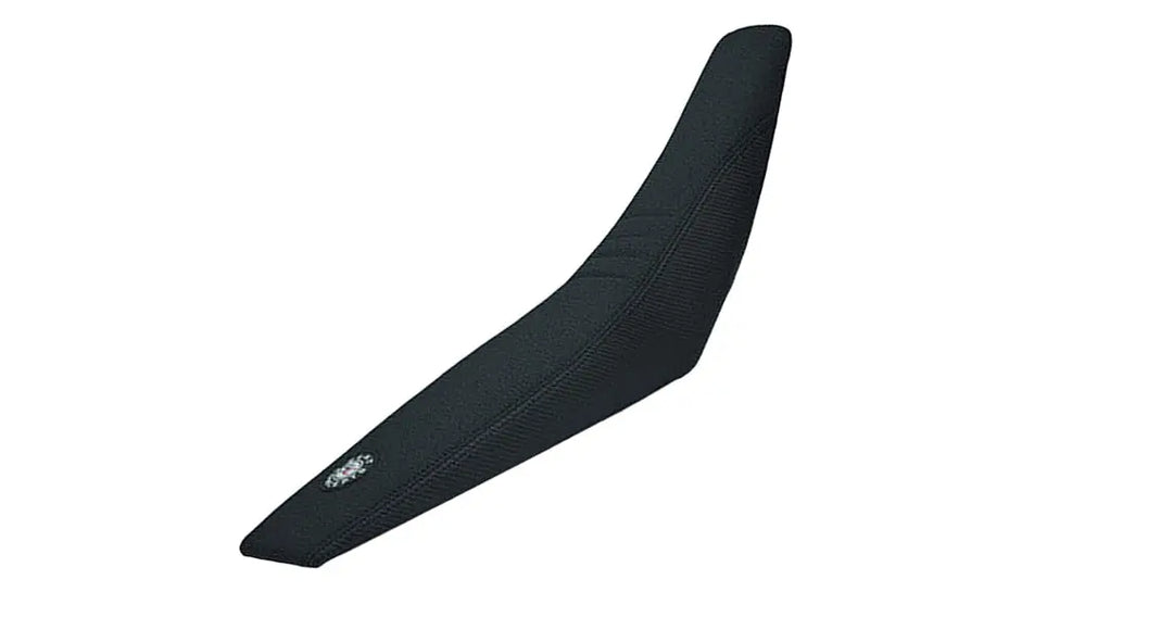 Seat Concepts Komfort Foam &amp; Cover Kit Kawasaki KX450F, Black Sandpaper, Seiten Black Carbon Fiber, Naht grün