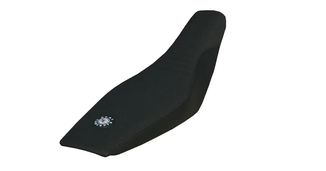 Seat Concepts Komfort-Sitzbank XL Kawasaki KX450 / KX250, Black Sandpaper, Seiten Black Carbon Fiber