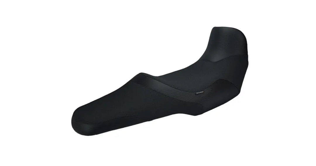 Seat Concepts Komfort Foam &amp; Cover Kit Kawasaki Versys 1000, Black Sandpaper, Seiten Black Carbon Fiber