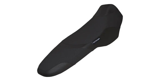 Seat Concepts Komfort Foam &amp; Cover Kit Kawasaki Versys-X 300, Black Sandpaper, Seiten Black Carbon Fiber