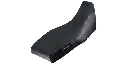Seat Concepts Komfort-Sitzbank XL Kawasaki KLR650, Black Sandpaper, Seiten Black Carbon Fiber