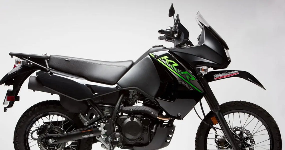 Seat Concepts Komfort-Sitzbank Kawasaki KLR650, Black Carbon Fiber