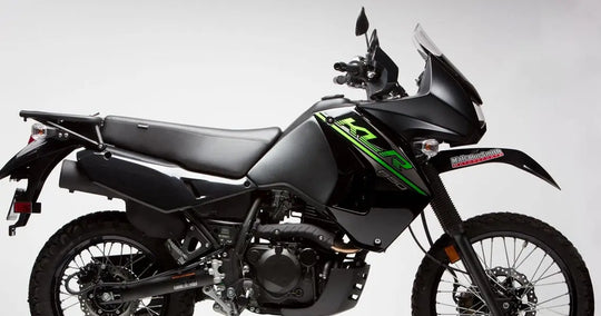 Seat Concepts Komfort-Sitzbank Kawasaki KLR650, Black Carbon Fiber